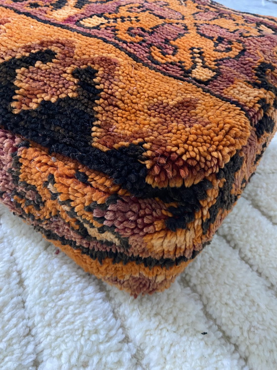Image 1 of Puf bereber (100% hecho a mano)