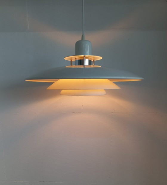 Image 1 of Lampada da soffitto vintage scandinava in metallo, a forma di ciotola o ad anello, anni '70/'80.