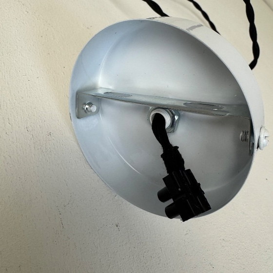 Image 1 of COPPIA DI LAMPADE A SOSPENSIONE VINTAGE SCANDINAVI IN OPALINA