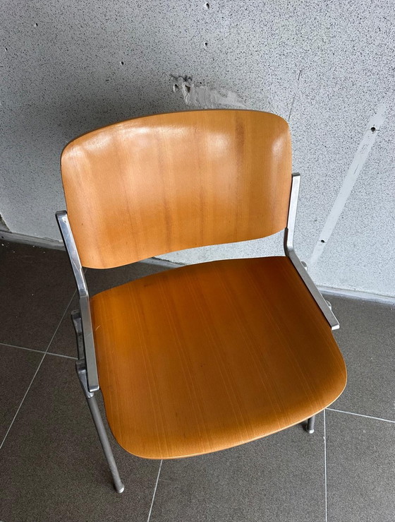 Image 1 of 4x DSC 106 Stoel van Giancarlo Piretti voor Castelli, ca 1960