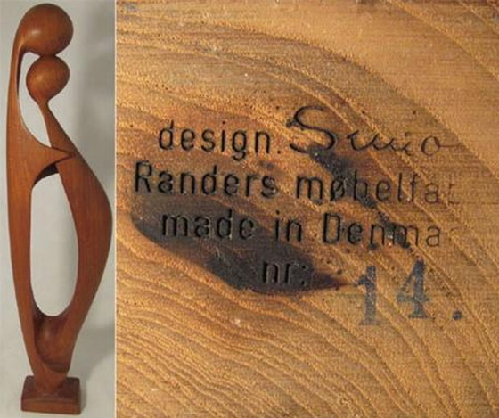 Image 1 of RANDERS Møbelfabrik A/S Mid Century SIMON DESIGN danese T-Chair unica MOREDDI 