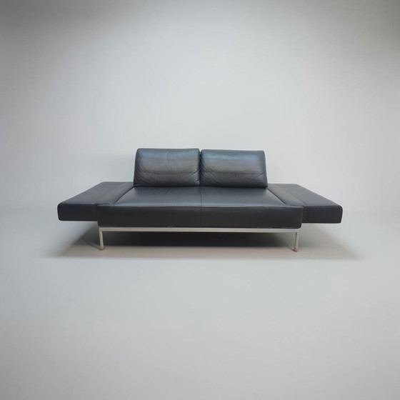 Image 1 of Sofá de diseño de dos plazas FSM Easy, sofá de cuero, sofá de asiento