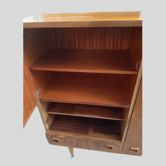 Image 1 of Mid-Century-Highboard aus Palisanderholz, 1960er Jahre