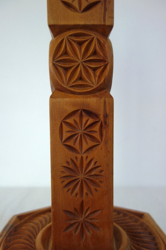 Basi per Lampade in Pino Arte Popolare Alte Alpi Anni '70 – Lampade da tavolo, Wood, Rustic (photo 9 of 14)
