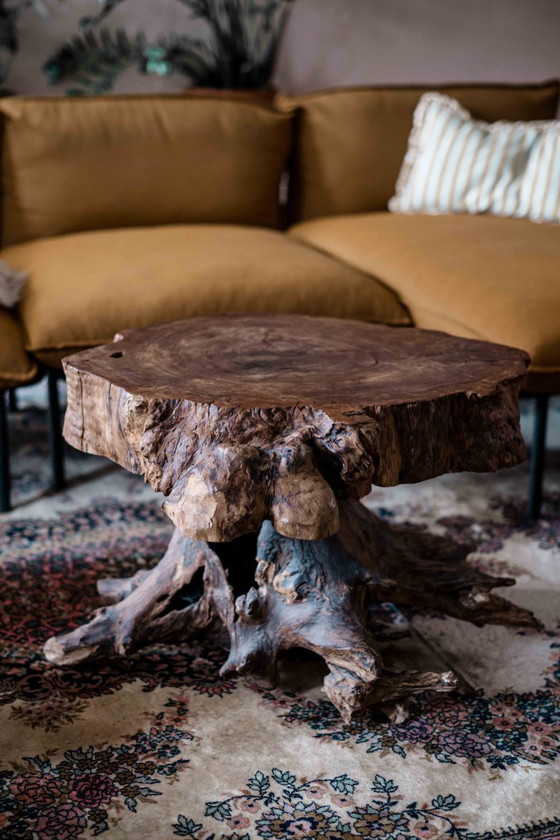 Mesa de centro única hecha de un tronco de árbol macizo. – handgemaakt, Mesas de centro, Wood (photo 5 of 7)