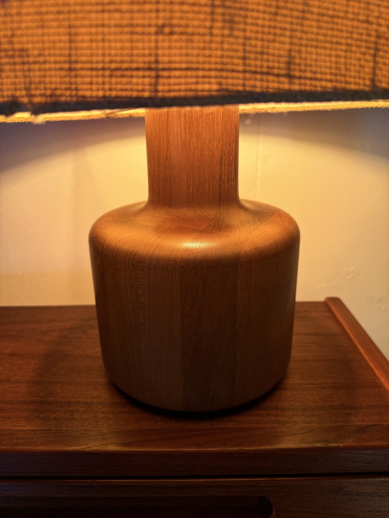 Image 1 of Lampe de table vintage en teck, Bestform '70