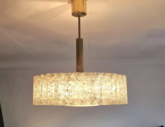 Doria Leuchten Hanglamp Mid-Century Glass – Hanglampen, Metal (photo 8 of 9)