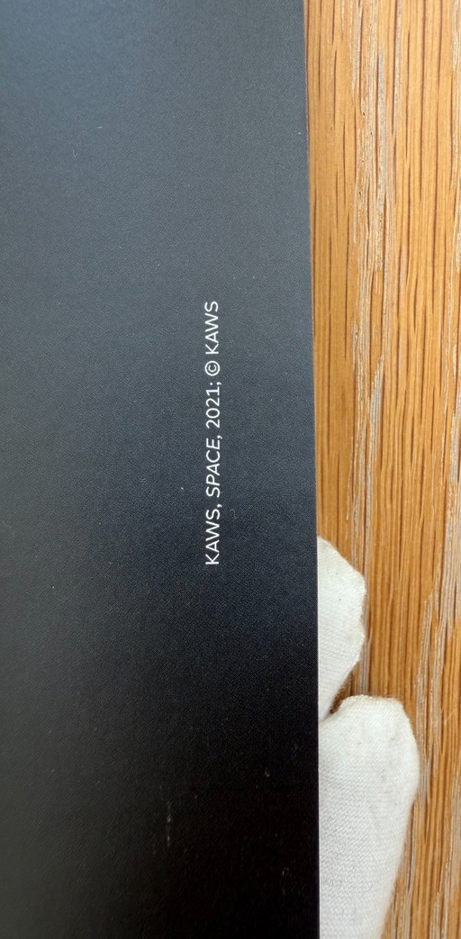 KAWS – Space, 2021, Exhibition Poster (2025), Copyright Kaws, Printed In USA