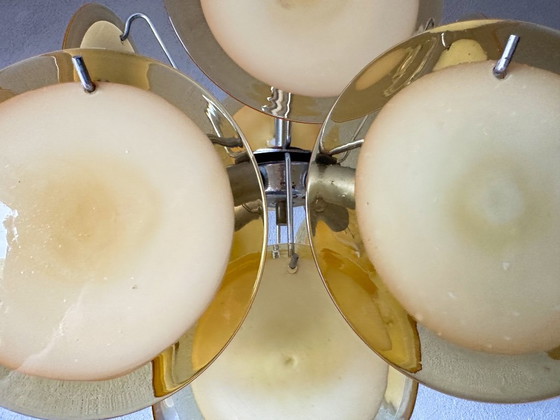 Lampadario Vintage Vistosi – Illuminazione, Metallo, Cromo (photo 8 of 13)