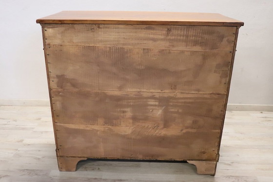 Image 1 of Antique Wooden Chest Of Drawers, Late 19Th Century