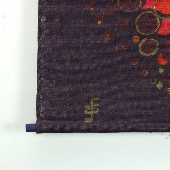 Image 1 of Hans Jurgen Schöbel - Södahl, Dinamarca - serigrafía sobre yute tejido - años 60