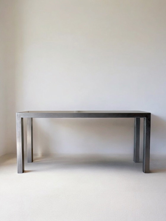 Image 1 of Edelstahl-Couchtisch aus rostfreiem Stahl