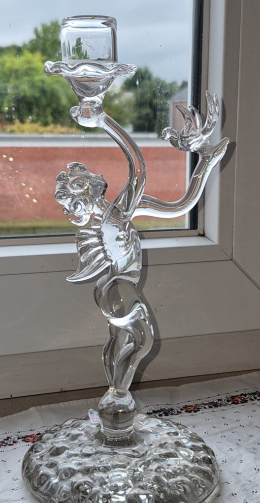 Daum Kandelaar – kandelaars en kaarsen, Glass, Crystal