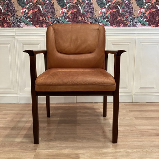 Fauteuil Cuir "Design 1960"
