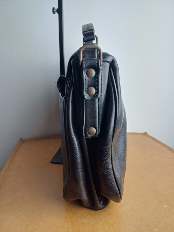 Zgan Medium Werktas Clippersluiting Zwart Fred de la Bretoniere – Laptoptassen, Calfskin (photo 4 of 10)
