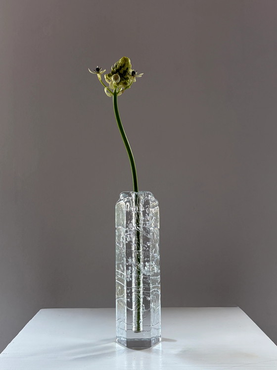 Vintage Pukeberg Sweden solifleur vase – Glass, Scandinavian (photo 5 of 5)