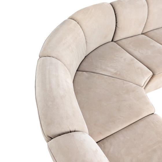 Image 1 of Canapé d'angle Walter Knoll Piccolino original, en daim, style vintage