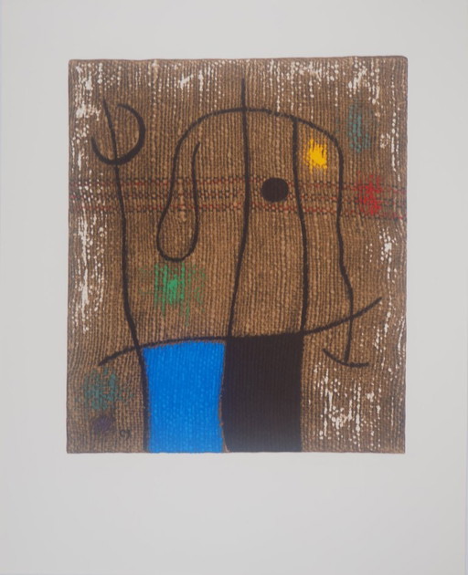 Joan Miró: The Astrologer, Signed Lithograph – lithos zeefdrukken, Paper