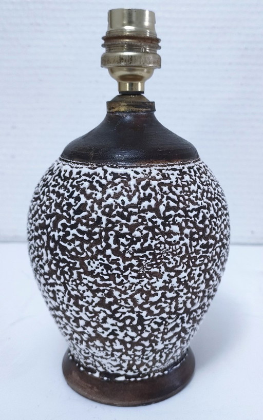 ceramic lamp in the style of Louis Dage Jean Besnard, 1930s
