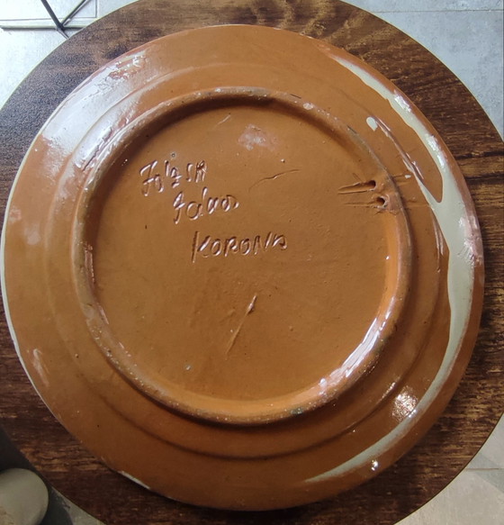 Image 1 of Ceramic plate Korond pottery