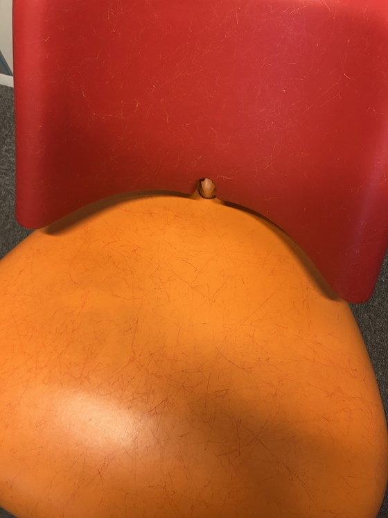Image 1 of Leolux Pallone Red Orange armchair Mellow Edition