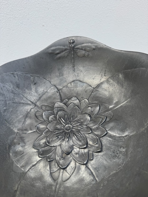 Art Nouveau Pewter Bowl Kayserzinn – Decorative Objects, Metal (photo 8 of 11)