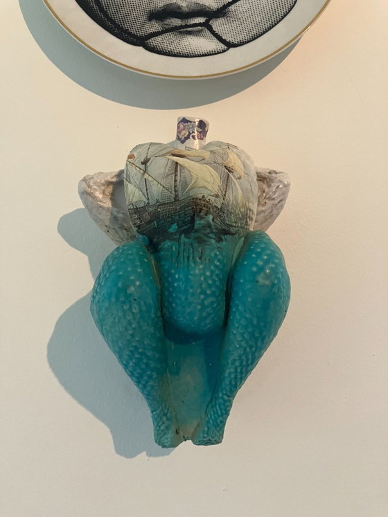 Image 1 of Pauline Wiertz (1955-2019) - zeer bijzondere unica (keramisch object).