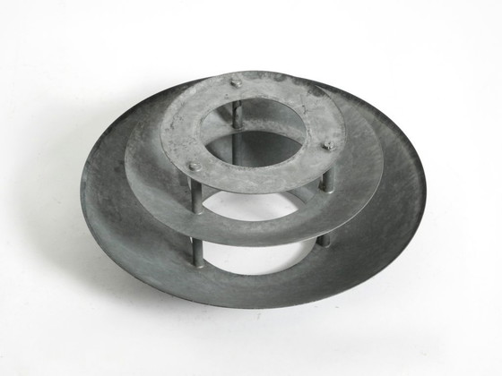 Image 1 of Prachtige Deense Nordlux buitenlamp uit de jaren 90, gemaakt van gegalvaniseerd staal met een glazen kap.