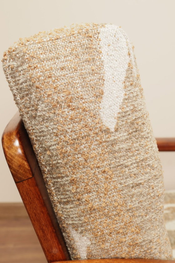 Image 1 of Poltrona vintage safari beige 1965 design scandinavo