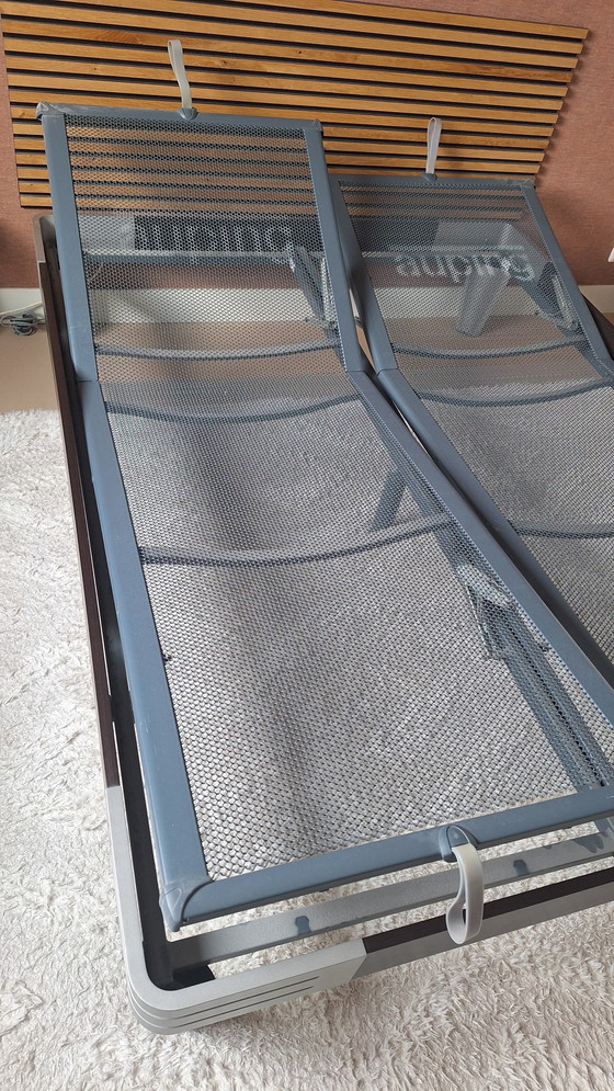 Image 1 of Bellissimo Auping Next 160x210 con basi a spirale regolabili manualmente