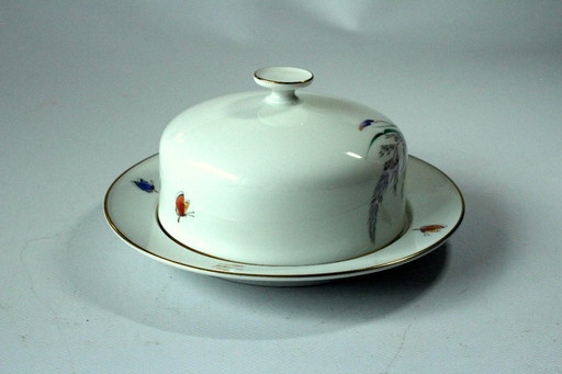 High-quality butter dish Heinrich porcelain design "Anmut"