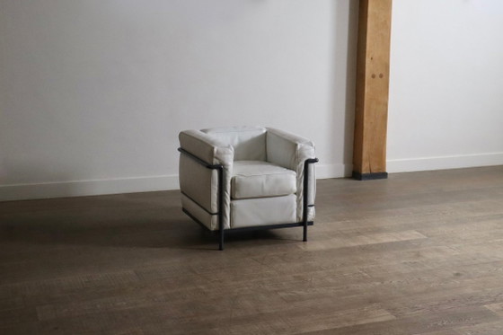 Image 1 of Vintage Cassina LC2 loungestoel van Charlotte Perriand en Le Corbusier