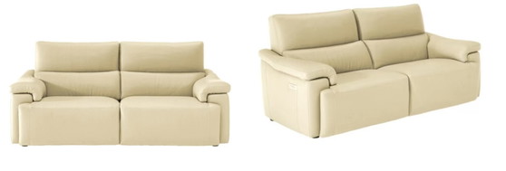2 Natuzzi Jefferson leren banken (samen of apart) met 3 en 4 zitplaatsen – 3-5 zitsbanken, Leather (photo 4 of 5)