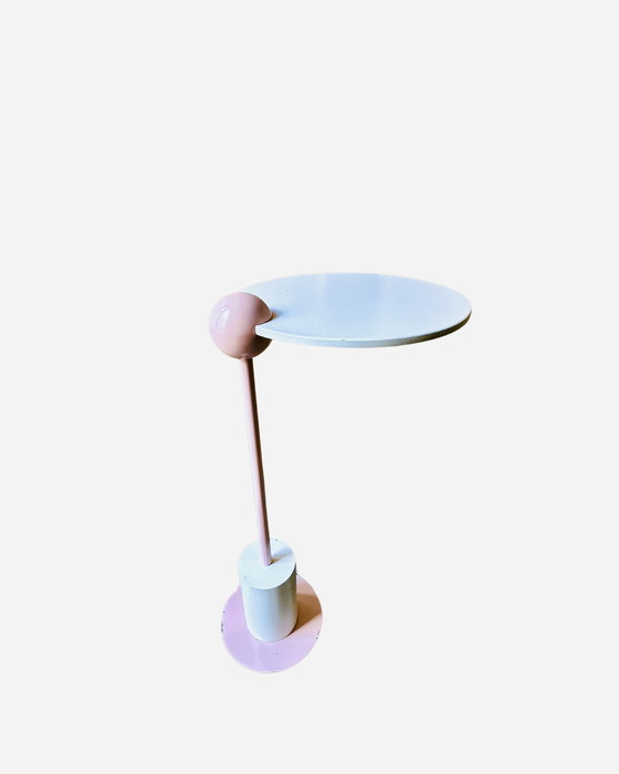 Image 1 of "Piccolo" side table in Memphis style - Edward Geluk for ArCo, Netherlands, 1984 Rotatable