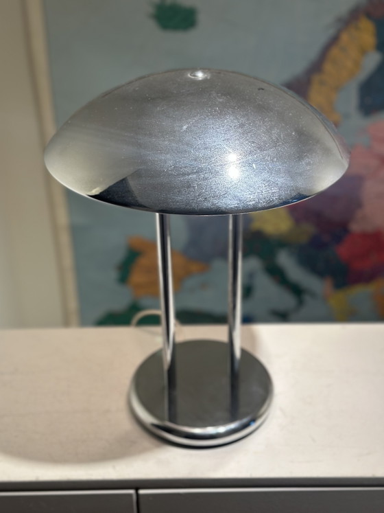 Image 1 of Vintage Robbert Sonneman Mushroom tafellamp 