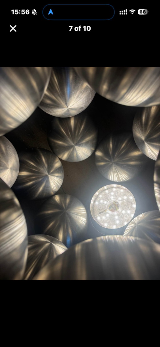 Objet Lumineux Design Unique Marcel Simons 02 – Lampadaires, rvs (photo 7 of 10)