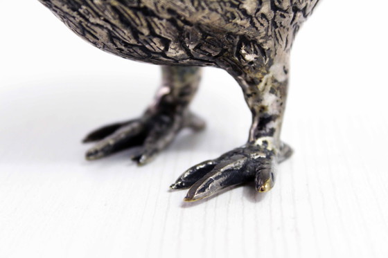 Image 1 of Kiwi Silver Metal Figurine