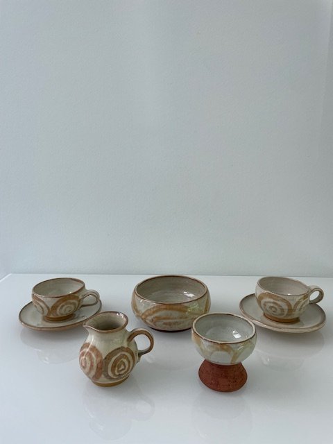 Image 1 of Vaisselle danoise vintage - Hyllested Keramik - peinte à la main & unique