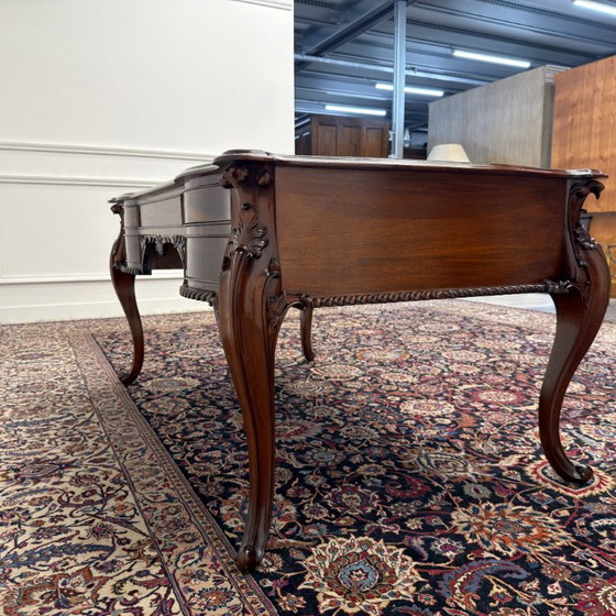 Scrivania Classica Antica Inglese – Scrivanie, Leather, Wood (photo 8 of 22)