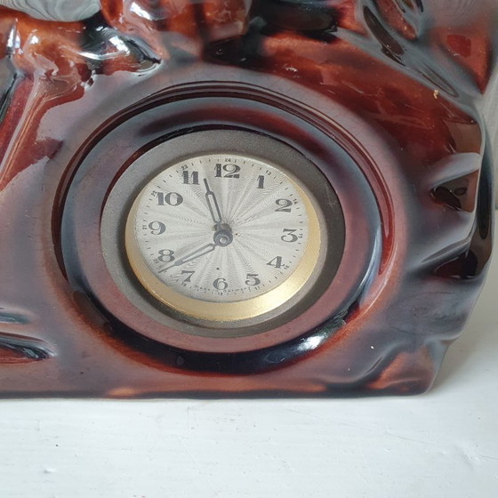 Image 1 of Leone con orologio e 2 candelieri 1920-1930