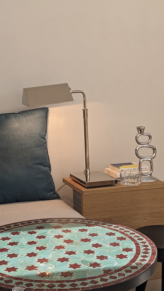 Image 1 of Ralph Lauren Agatha O'Bankers Desk Lamp Extendable Chrome