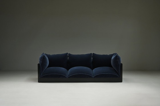 Image 1 of “Down” three-seat sofa by Carlo Bartoli for Rossi di Albizzate, 1970s Italy.
