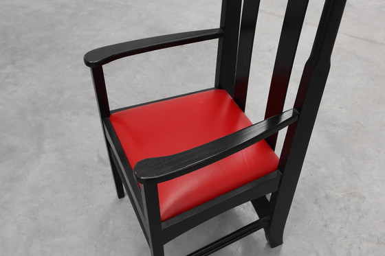 Image 1 of Pair of Argyle Chairs by Charles Rennie Mackintosh for Atelier International, Italy 1970s