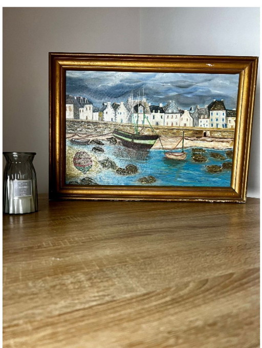 LARGE SIGNED PAINTING