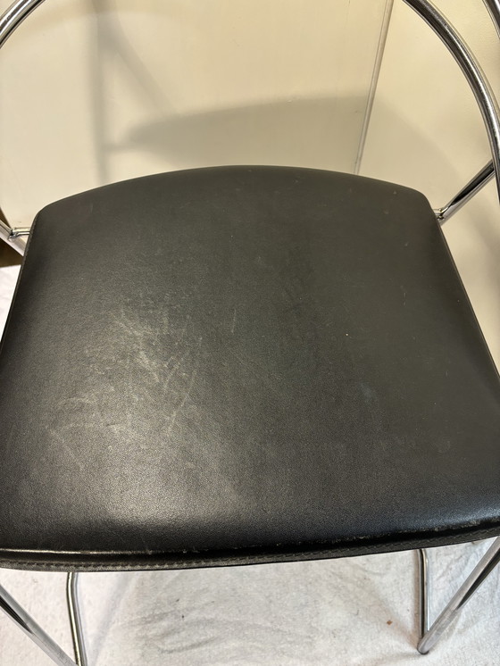 Image 1 of Vintage Italiaans design draadstaal stoelen 