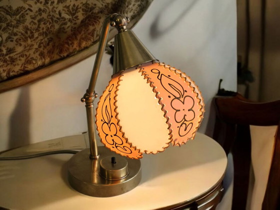 Image 1 of Lámpara de mesa/mesita de noche Art Déco extremadamente rara, década de 1910.