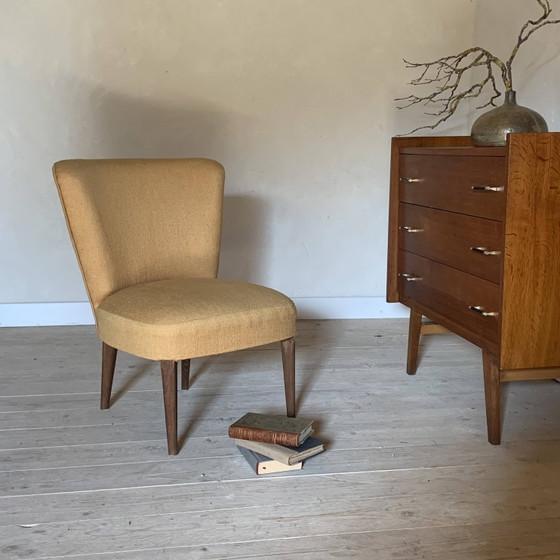 Yellow cocktail armchair – Vintage (photo 11 of 11)