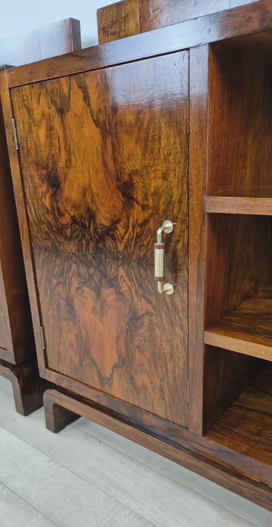 Image 1 of Mesitas de noche Art Déco de Amalfi de 1920.