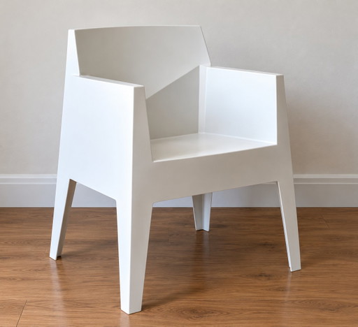 Set of 6 Driade TOY Chairs – Philippe Starck – White