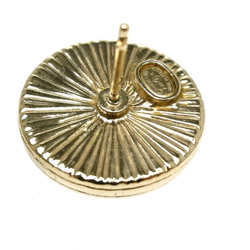 Orecchini rotondi Chanel CC – cadeaus, Metal (photo 2 of 5)